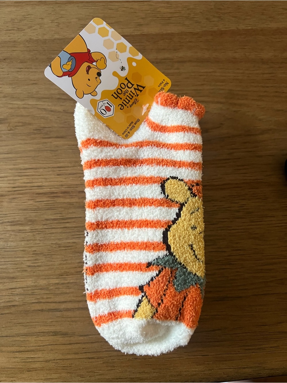 Super soft plushy Disney Winnie the Pooh Halloween Fall Socks